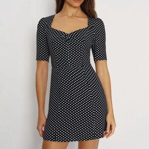 NWT Reformation Gene Polka Dot Mini Dress 6